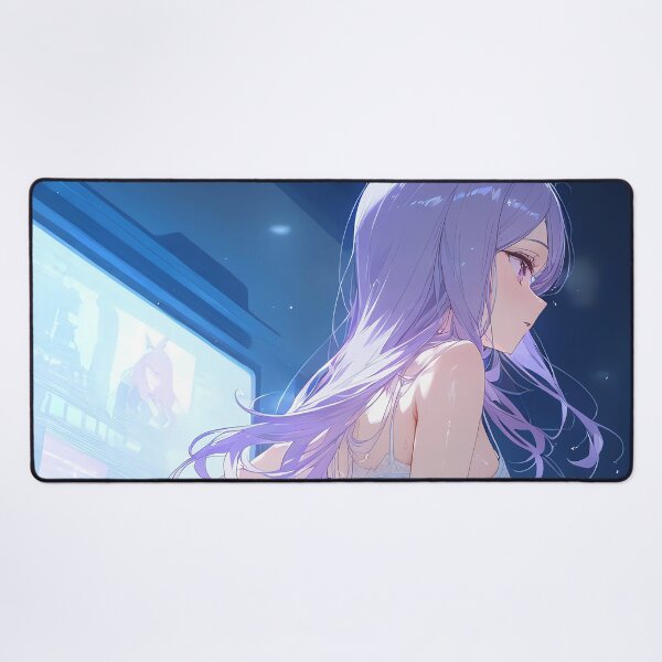 Item preview, Mejiro McQueen Cyber Night Glow Uma Musume Pretty Derby Anime Girl Waifu designed and sold by CarlosBender.