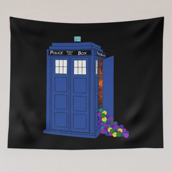 Item preview, Police Box Yarn Box designed and sold by DorisElaine.