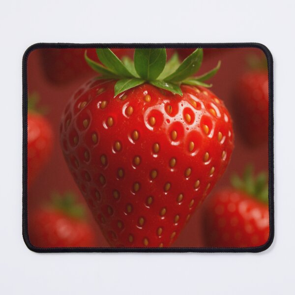 Item preview, Vibrant Strawberry Close-Up Fruit Pattern designed and sold by Eric’s Creative Corner.