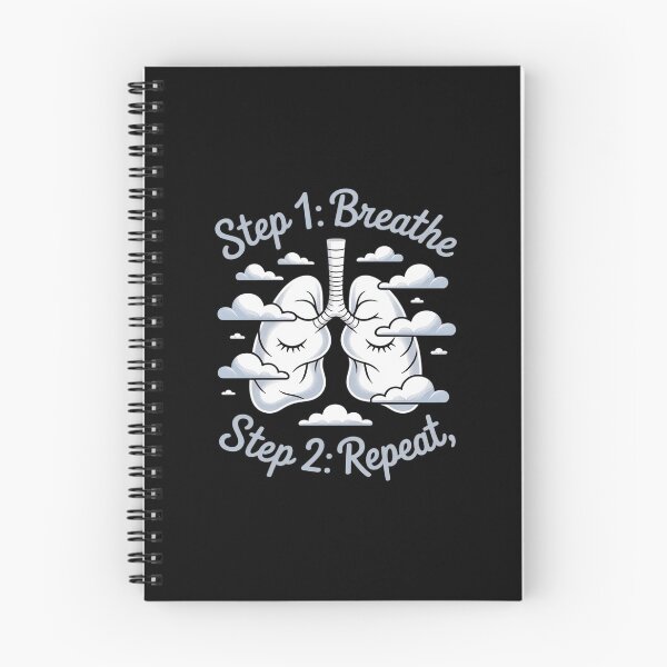 Item preview, Step 1 Breathe Step 2 Repeat Mental Health Lungs designed and sold by LinlinsDemons.