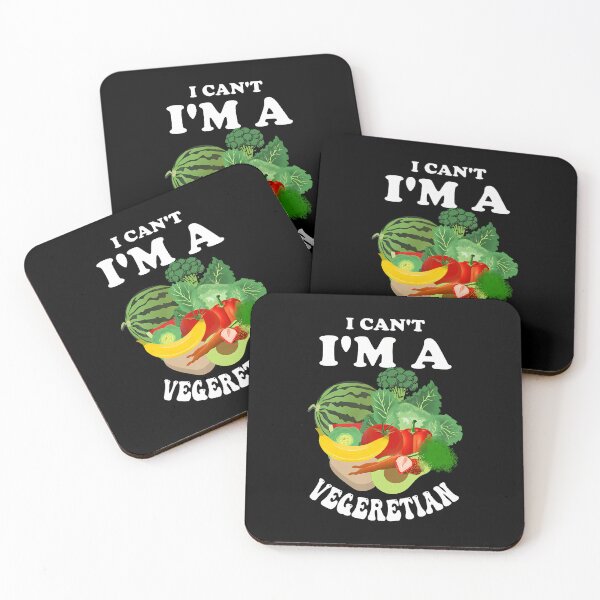 Item preview, Funny I Cant I'M A Vegetarian Sayings Vegetable Graphic designed and sold by MarionCharleen.