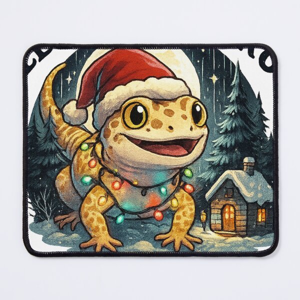 Item preview, Christmas Leopard Gecko designed and sold by maximinano100k.