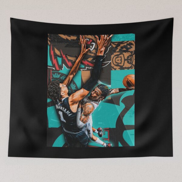 Item preview, Ja Morant Best Dunking On Victor Wembanyamas designed and sold by Cynthia Frazier.