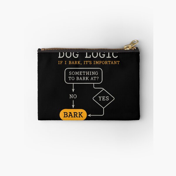 Item preview, Dog Logic Bark Flowchart For Dog Lovers designed and sold by KristinDebra.