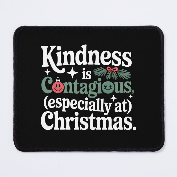 Item preview, Kindness is Contagious Christmas T-shirt - Holiday Cheer, Positive Message, and Festive Design designed and sold by FestivityFinds.