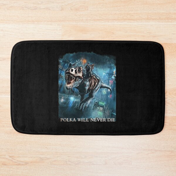Item preview, Polka Will Never Die Riding A Rex Harry Random Destruction Dresden  designed and sold by Cynthia Frazier.