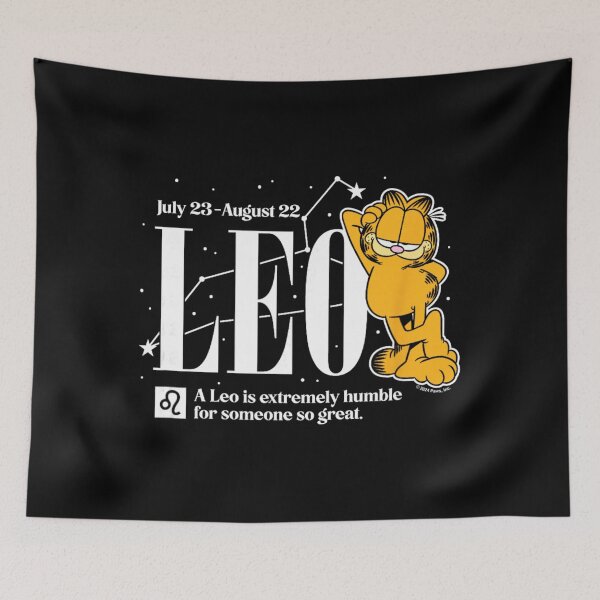 Item preview, Garfield Leo Zodiac Sign Astrology Extremely Humble designed and sold by JosePres.