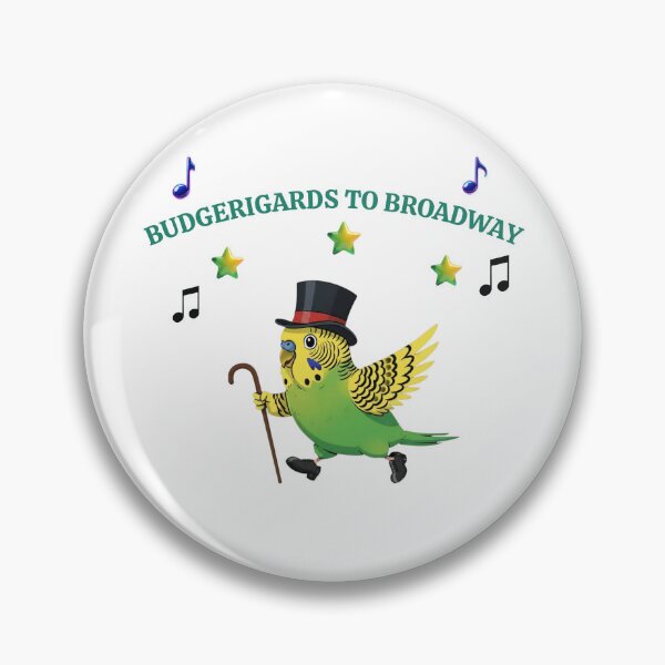Item preview, BUDGERIGARDS TO BROADWAY designed and sold by DooDopper Designs.