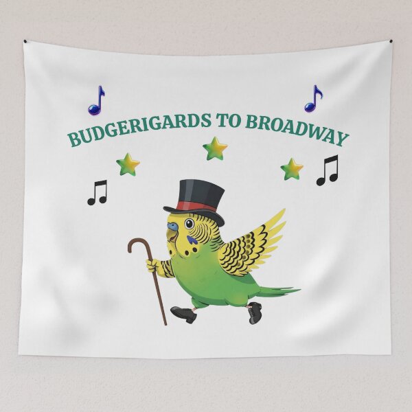 Item preview, BUDGERIGARDS TO BROADWAY designed and sold by DooDopper Designs.