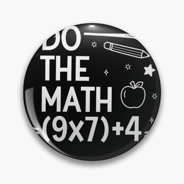Item preview, Do the Math 9x7+4 Funny Teacher Chalkboard Design designed and sold by haitrieuic96.