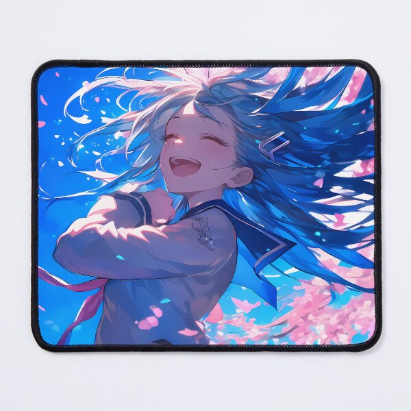 Item preview, Sayaka Maizono Danganronpa Anime Girl Waifu Cherry Blossom Joyful Pastel Spring Aesthetic designed and sold by CarlosBender.