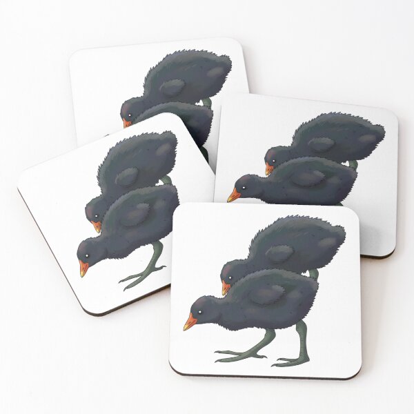 Item preview, Dusky moorhen chicks designed and sold by TrieuArt.