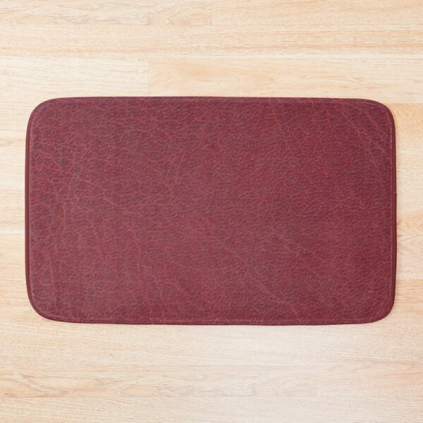 Item preview, Dark Red Leather Texture - Vintage Maroon Minimalist Background designed and sold by ConfuseLab Alt.