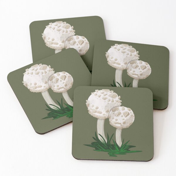 Item preview, Parasol mushroom from the woodland - original digital art designed and sold by NonDecafArt.