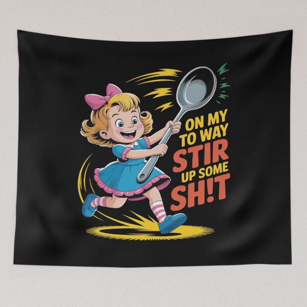 Item preview, Stir Up Some Sht Funny designed and sold by velltoons.