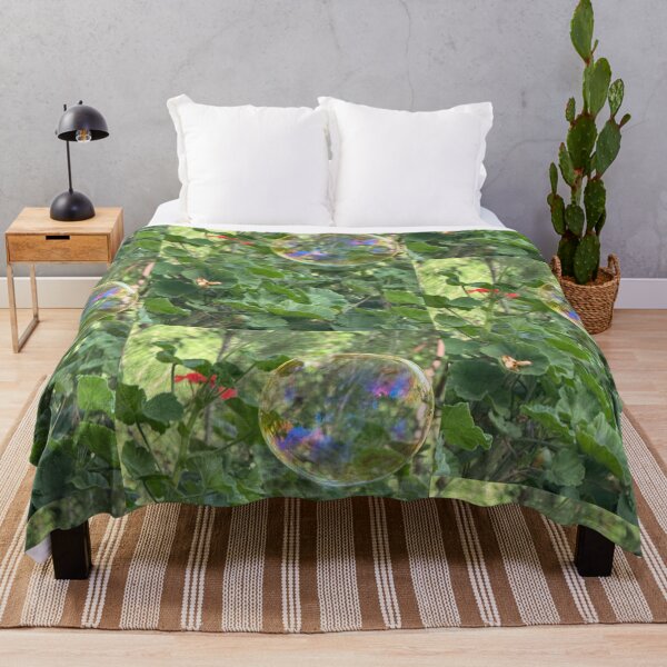 Item preview, Garden Bubble Reflecting Light in Summer Greenery designed and sold by TrisaThyme.