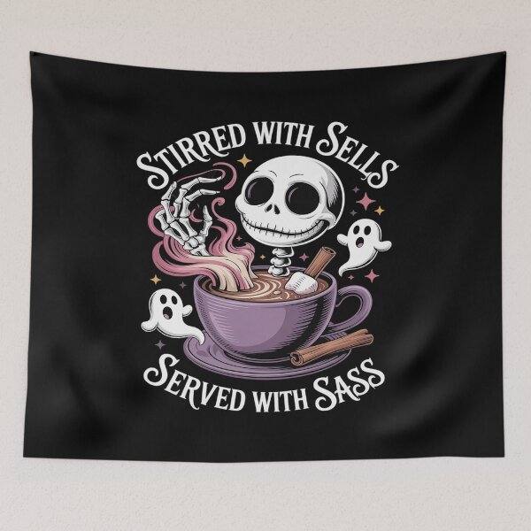 Item preview, Stirred with Spells Served with Sass Witchy Coffee designed and sold by velltoons.