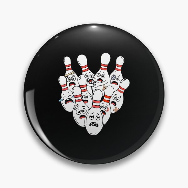 Item preview, Bowling s For Men Women Kids Girls Scared Bowling Pins designed and sold by AndreaBonnie.