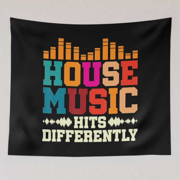 Item preview, House Music Hits Differently Electronic Dance Music designed and sold by DorisElaine.