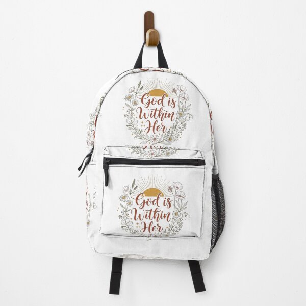 Item preview, God Is Within Her | Boho Sunburst Faith Design for Feminine Aesthetic Shoppers designed and sold by ebocraft.