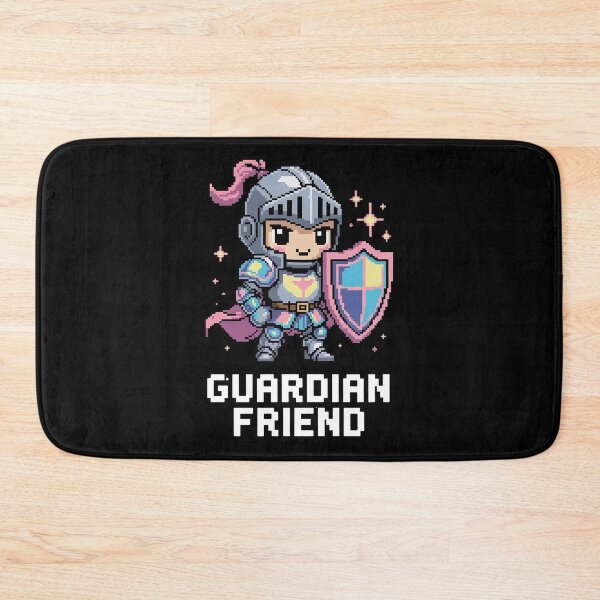 Item preview, Guardian Friend | Cute RPG Knight Tank Co-op Gaming Gift Design| Retro Player Two designed and sold by pixelpopplanet.