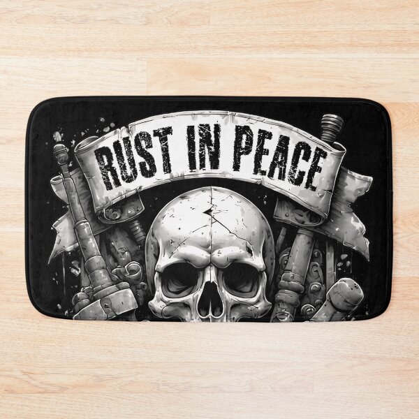 Item preview, (metal) RUST IN PEACE designed and sold by aliraweb.