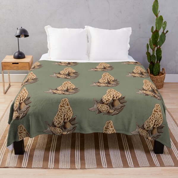 Item preview, Morel Mushrooms - original digital art designed and sold by NonDecafArt.
