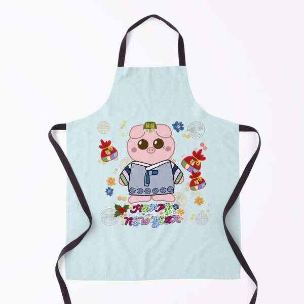 Item preview, Cute Korean New Year Pig in Hanbok designed and sold by BAU.