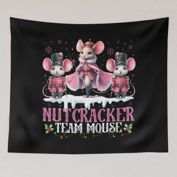 Item preview, Nutcracker Team Mouse Christmas Dance Ballet Merry Christmas designed and sold by EstherDiane.