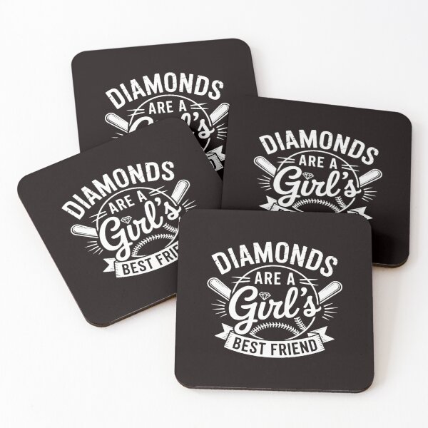 Item preview, Diamonds Are A Girls Best Friend Softball Baseball Girl Love designed and sold by RopboxRone.