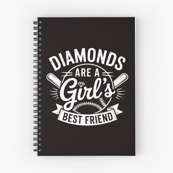 Item preview, Diamonds Are A Girls Best Friend Softball Baseball Girl Love designed and sold by RopboxRone.