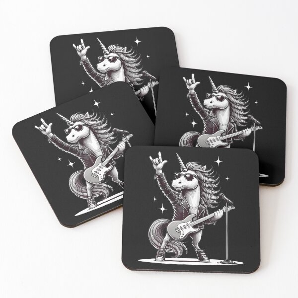 Item preview, Rock Music  Heavy 	 Rocker Guitar Unicorn Rock Hand designed and sold by FloraVenita.