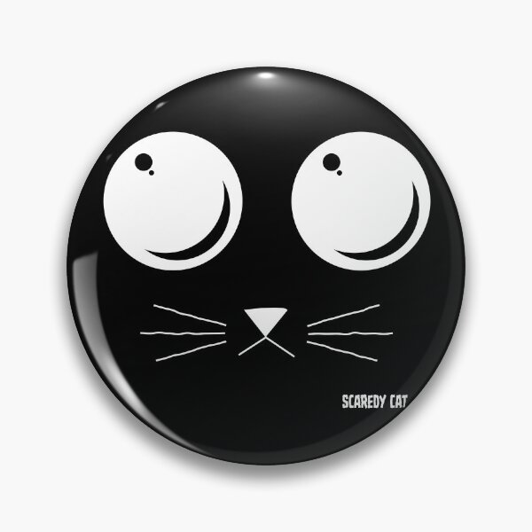 Item preview, Scaredy Cat Face designed and sold by KaijuCats.