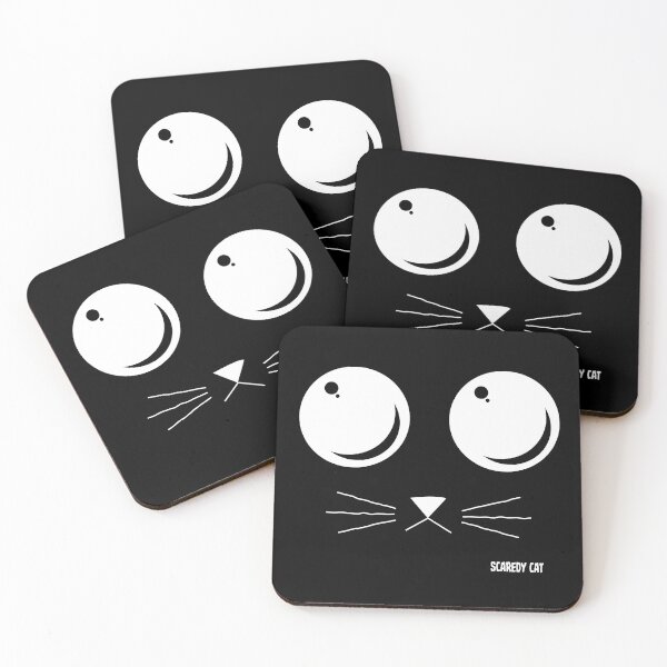 Item preview, Scaredy Cat Face designed and sold by KaijuCats.