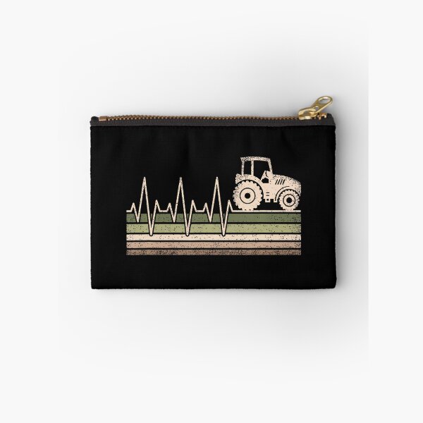 Item preview, Funny Retro Heartbeat Tractor Farmer Farming Agriculture Men designed and sold by BarbaraLillie.