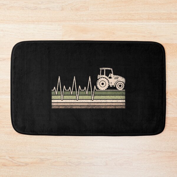Item preview, Funny Retro Heartbeat Tractor Farmer Farming Agriculture Men designed and sold by BarbaraLillie.
