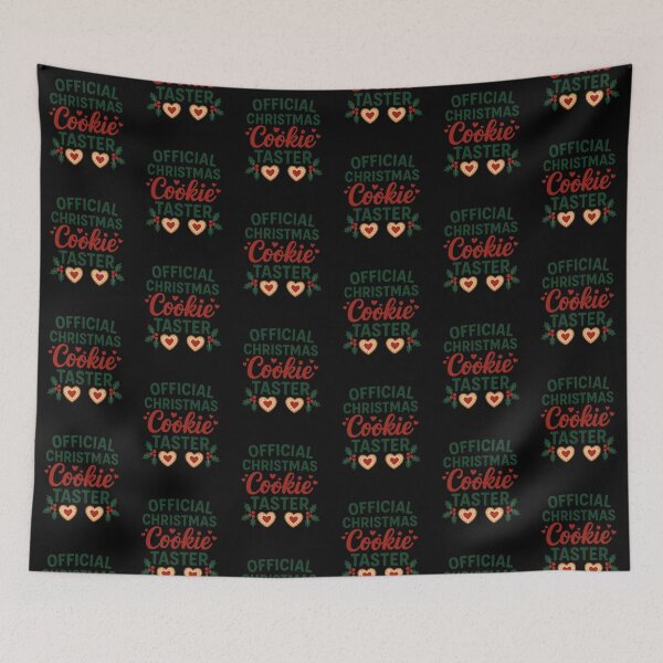 Item preview, Official Christmas Cookie Taster T-shirt – Festive Holiday Design designed and sold by FestivityFinds.