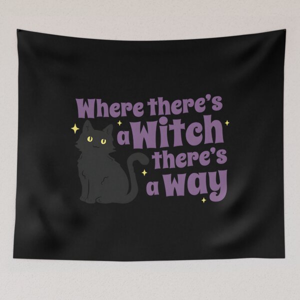 Item preview, Where There’s A Witch There’s A Way Purple designed and sold by ShellyBandy.