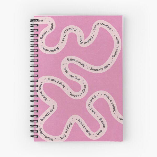 Item preview, Keep Creating – Pink Wavy Creative Reminder designed and sold by emma.designs.