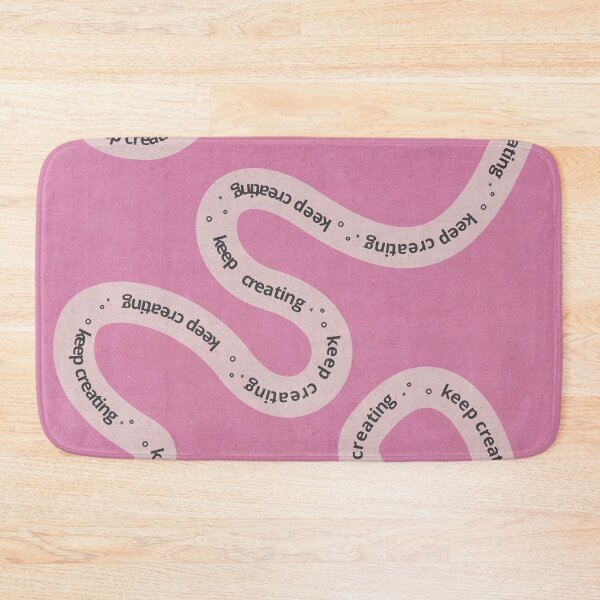 Item preview, Keep Creating – Pink Wavy Creative Reminder designed and sold by emma.designs.