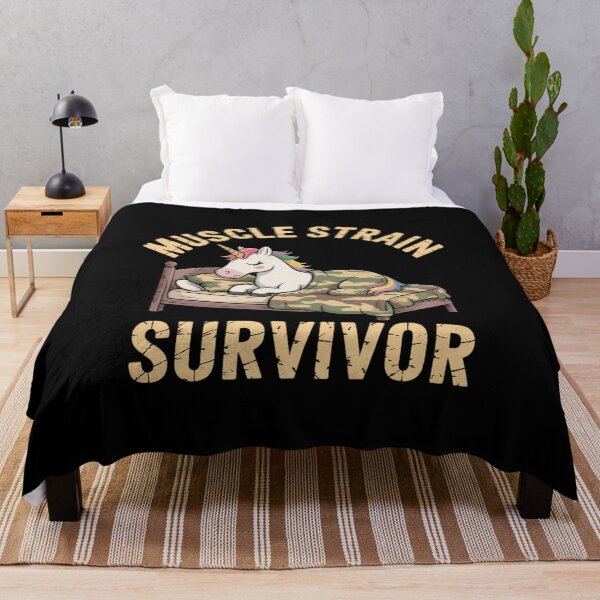 Item preview, Strain A Muscle Strain Survivor Funny designed and sold by FndPardaL.