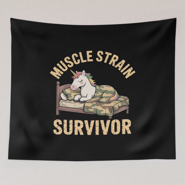 Item preview, Strain A Muscle Strain Survivor Funny designed and sold by FndPardaL.
