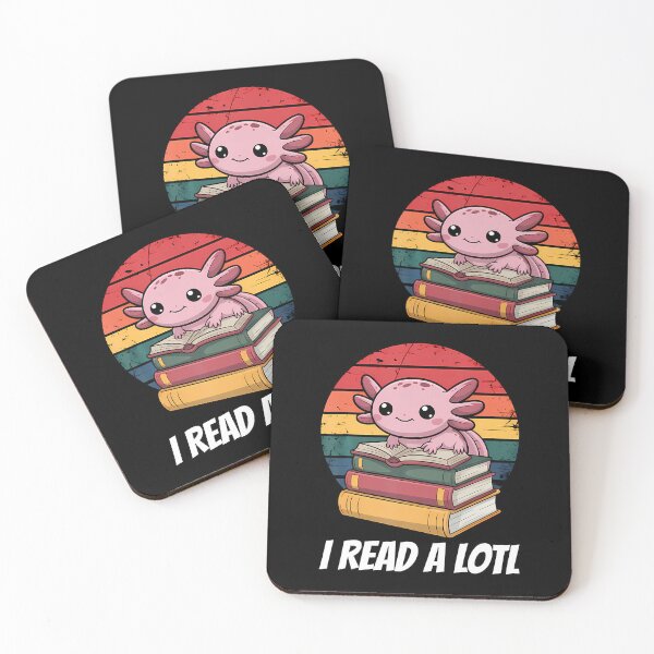Item preview, I Read Alotl Axolotl designed and sold by EstherDiane.