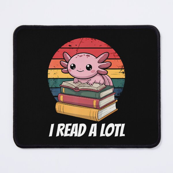 Item preview, I Read Alotl Axolotl designed and sold by EstherDiane.