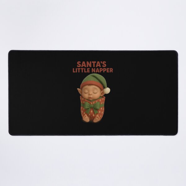 Item preview, Cute Sleeping Baby Elf - Santa's Little Helper | Kawaii Fun Christmas Art designed and sold by Moons Studio.