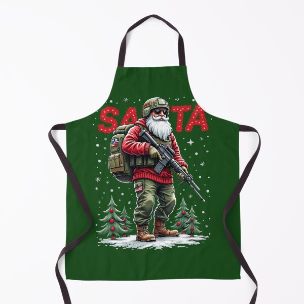 Item preview, Army Ugly Christmas Sweater-Santa in Army Gear designed and sold by Callsign 84.