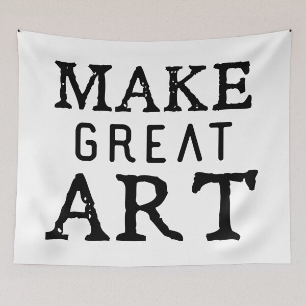 Item preview, MAKE GREAT ART designed and sold by jazzydevil.
