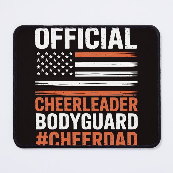 Item preview, Cheer Dad Bodyguard Family Father Cheerleader Squad designed and sold by RopboxRone.