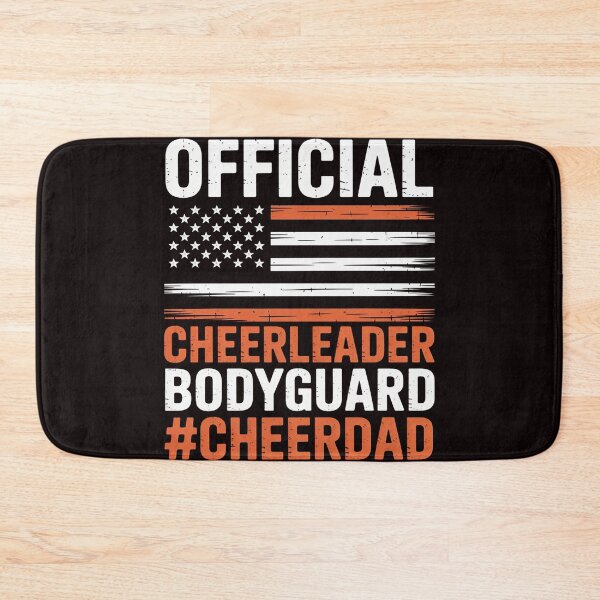 Item preview, Cheer Dad Bodyguard Family Father Cheerleader Squad designed and sold by RopboxRone.