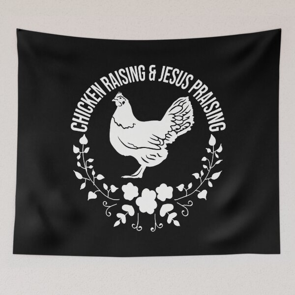Item preview, Chicken Raising  Jesus Praising designed and sold by MargieLauren.
